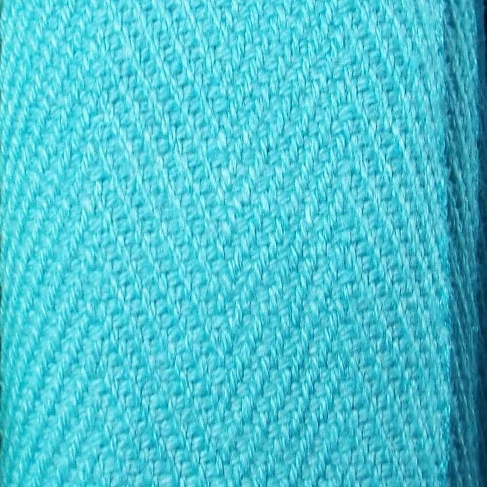 14mm Pure Cotton Herringbone Twill Tape Binding 41 Colours Buy 1 2 4 or 8m+ 343D, 005 Turquoise Blue, 4 Metres — image 1