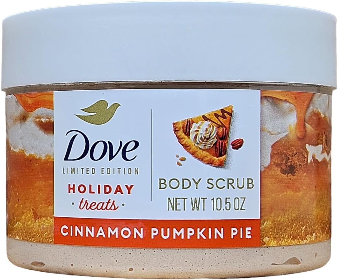 Cinnamon Pumpkin Pie Body Scrub for Deep Nourishment Holiday Treats Limited Edition, 10.5 oz
