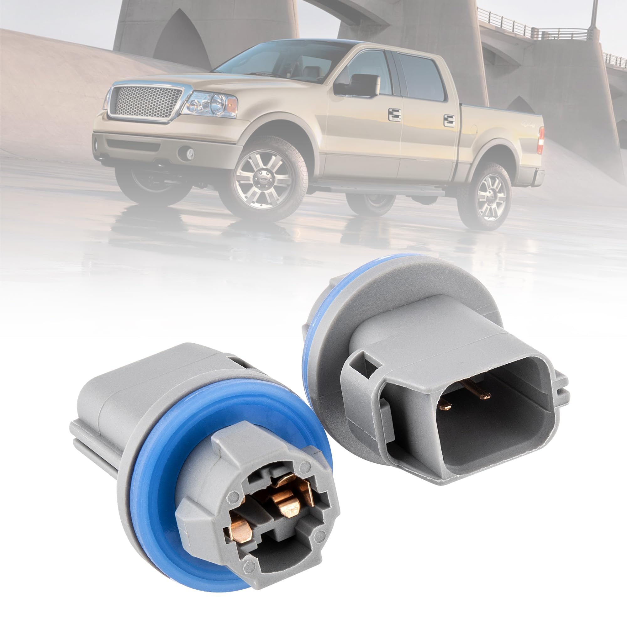 RED WOLF Rear License Plate Light Socket for Ford 2004-2021 F150