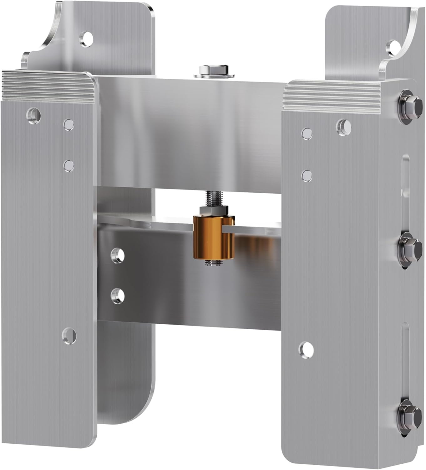 ECOTRIC 4'' Adjustable Set Back Jack Plate Outboard Motor Jack for Boat Steering System Aluminum