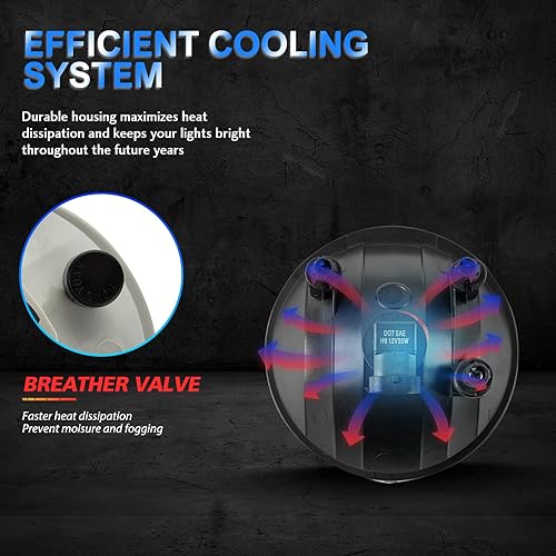 Miniatura 7 de Conjunto de luces antiniebla para GMC Sierra 1500 2007 2008 2009 2010 2011 2012 2013 Kit de lámpara antiniebla de repuesto para Sierra 2500 3500 HD