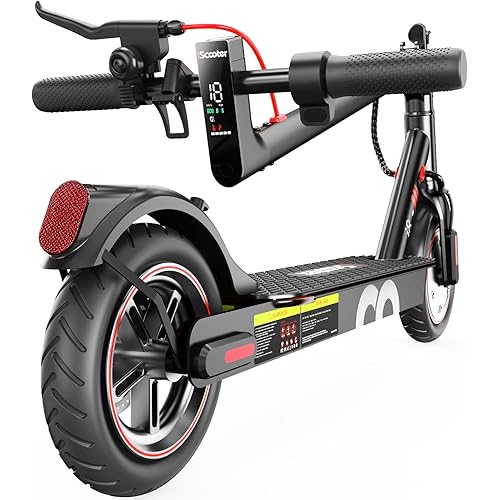 iScooter Electric Scooter Adults & Big Kids, Cruise Control, Dual Braking System, Smart App, Foldable Electric Scooter for Commuting & Campus Use