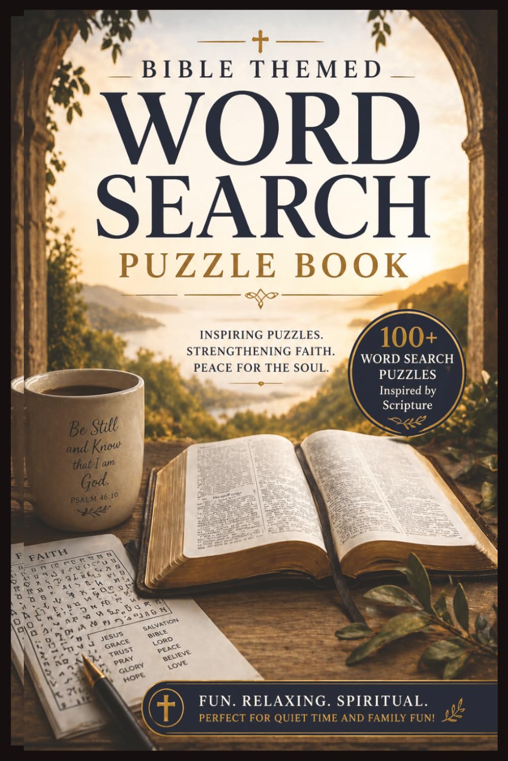 Bible Word Search Puzzle Book: A Bible Puzzle Book for Relaxation and Spiritual Growth