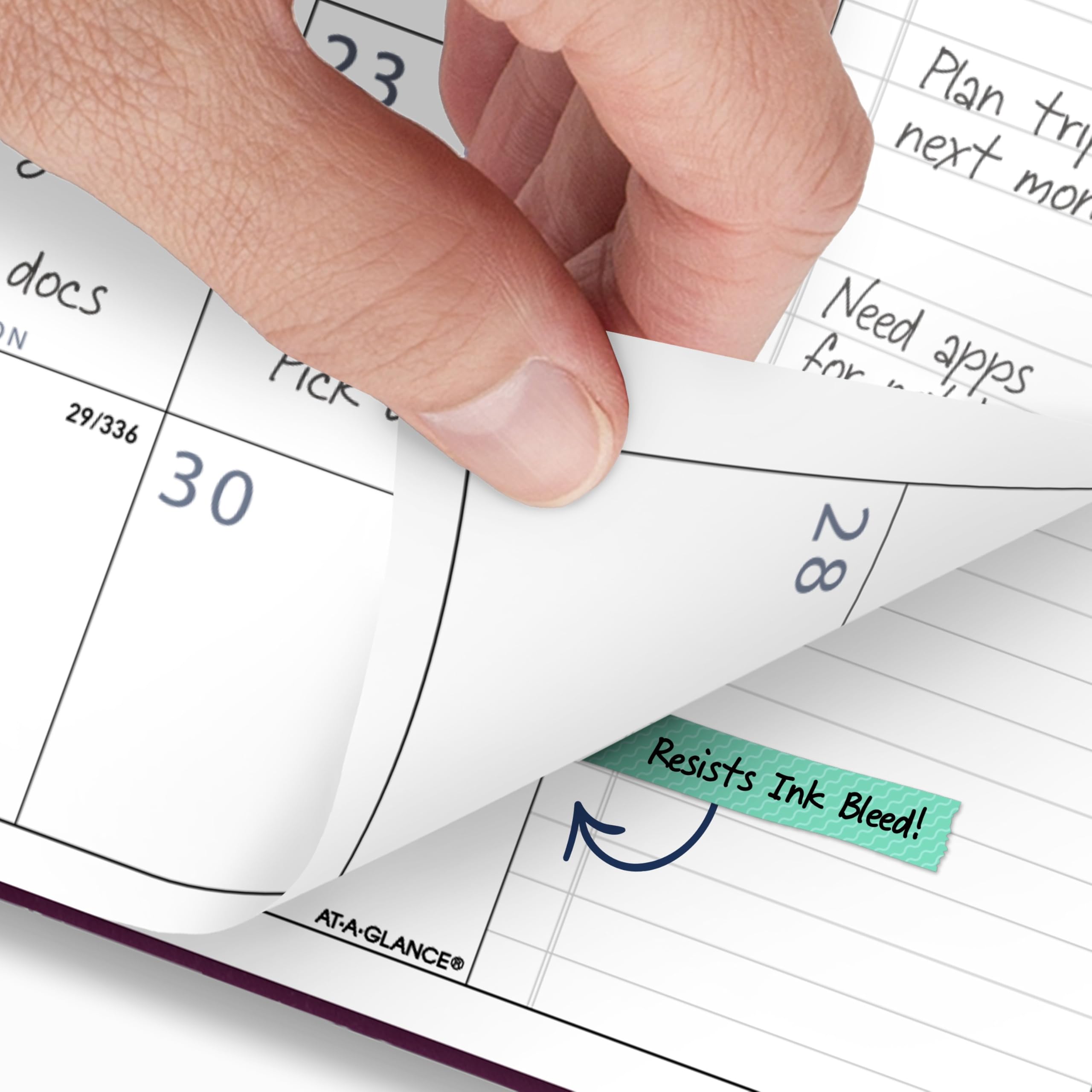 AT-A-GLANCE Agenda 2027, mensile, 22,9 x 27,9 cm, contemporaneo, viola (70250 x 1427)