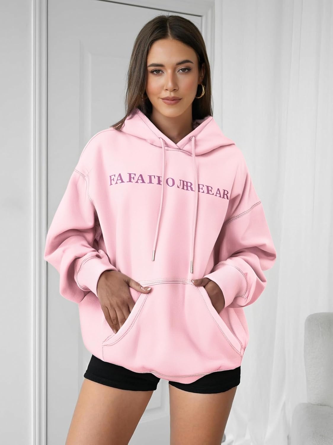 Faith Over Fear Hoodie-Christian Hoodies for Women Christian Religious Sayings Sweatshirts Inspirational Jesus - Image 4