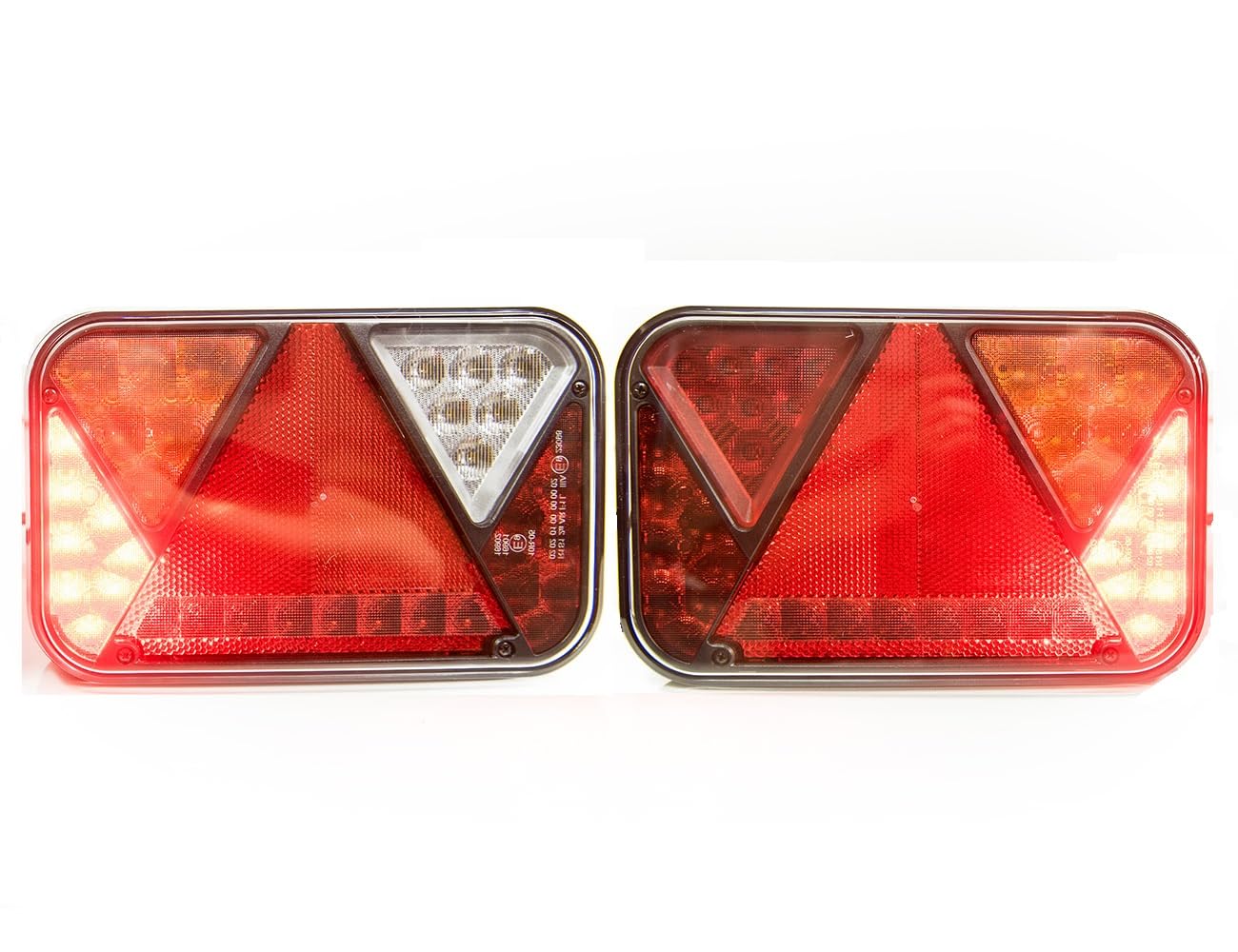 Tylne światło LED 12V prawe + lewe, 6 funkcji, przyczepa, samochód kempingowy