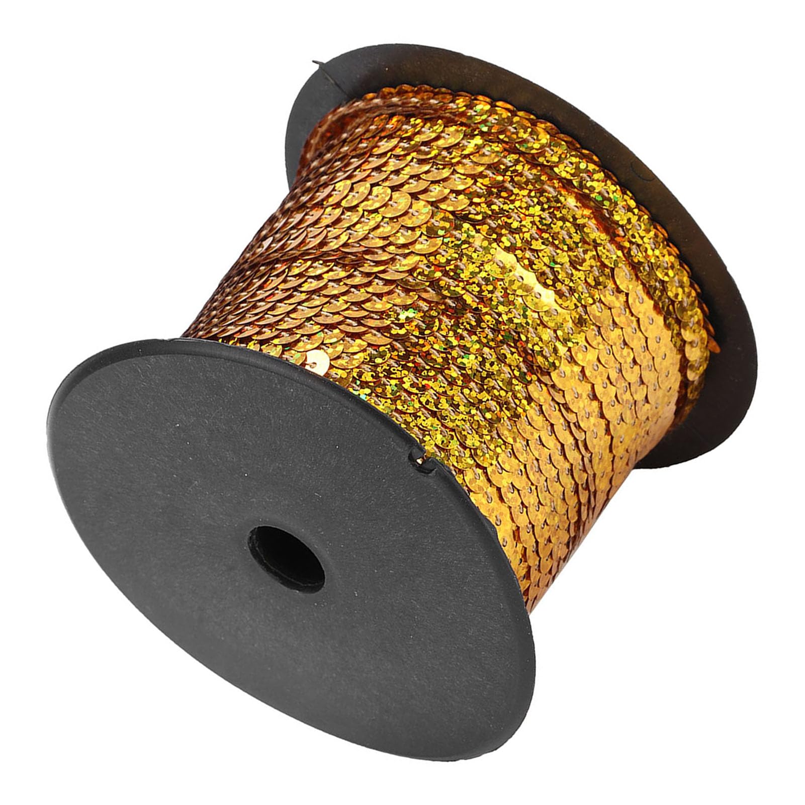 1 Roll Sequin String, 6mm Flat Sequin Trim 100 Yards Ribbon, Craft Decorative Sewing Fringe, Reflective Metallic Look, Sewing Projects,Add Sparkle Shine to DIY Bows, Shoes, (#1) (#2) (#3) (#4) (#5)