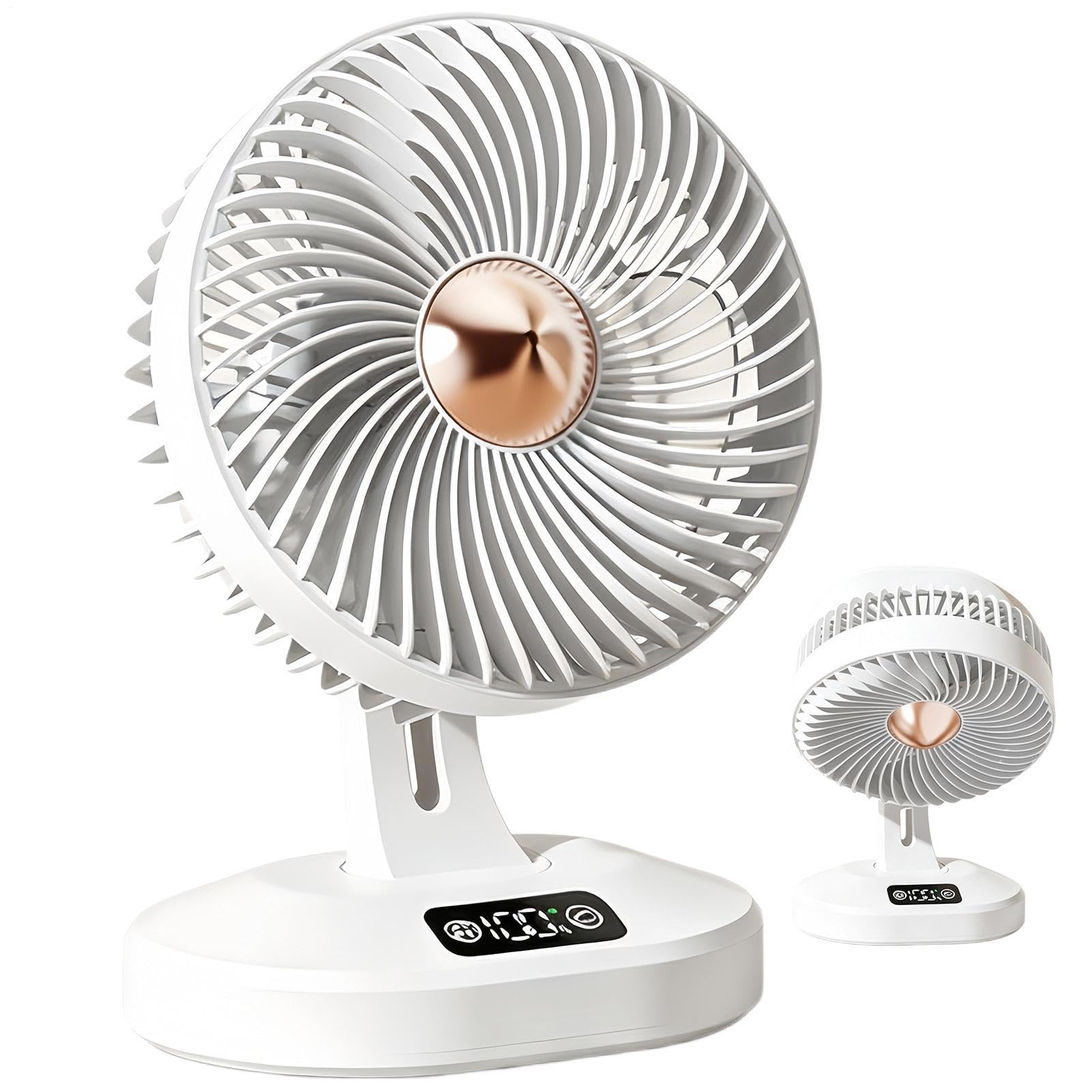 Ventilador De Escritorio USB Aparato Colgante Pared Pantalla Digital