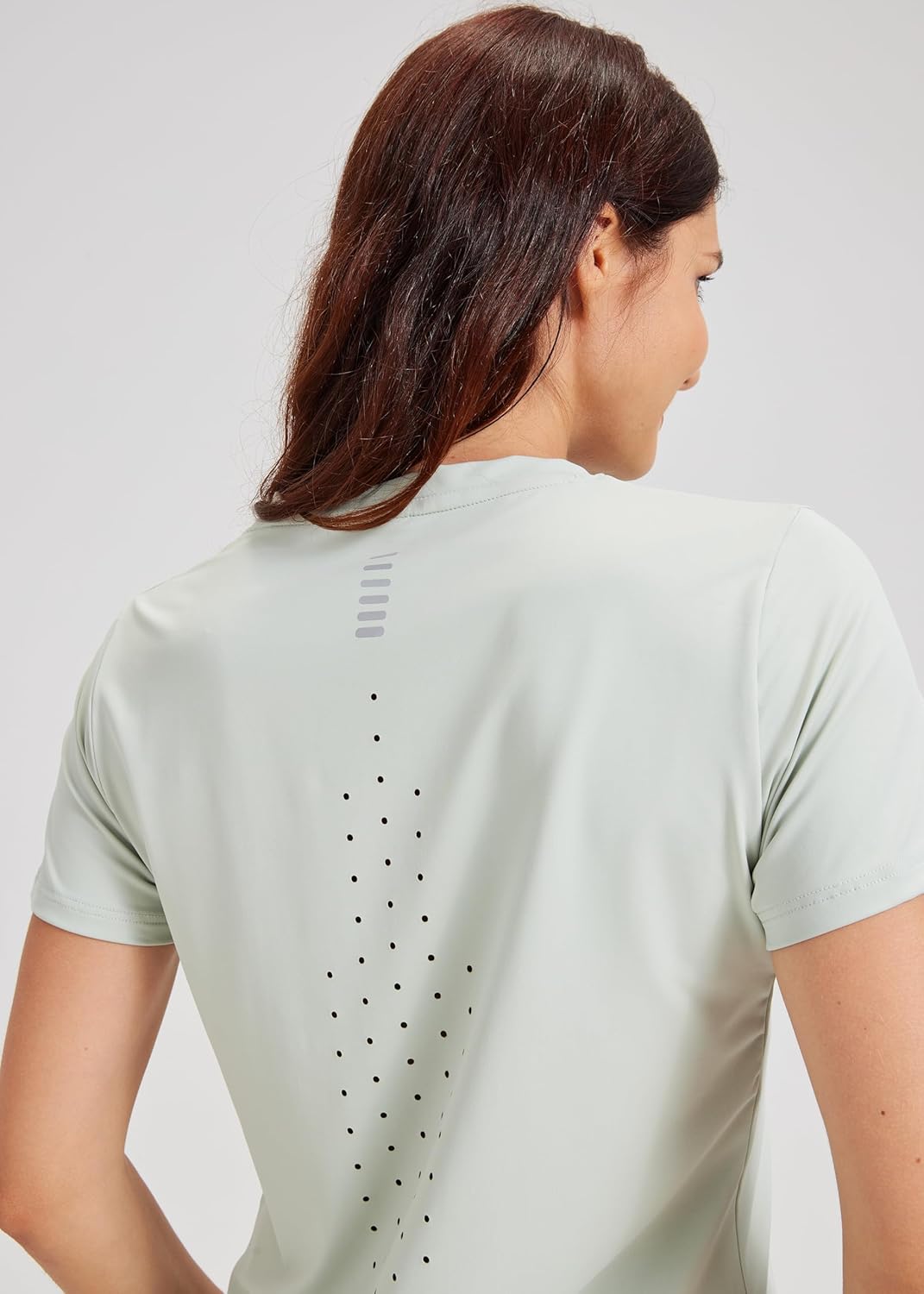 Yoga Women Short Sleeve T-Shirts UPF 30+ Sun Protection Quick Dry Athletic Running Workout Tops Ultra-Soft - Image 9