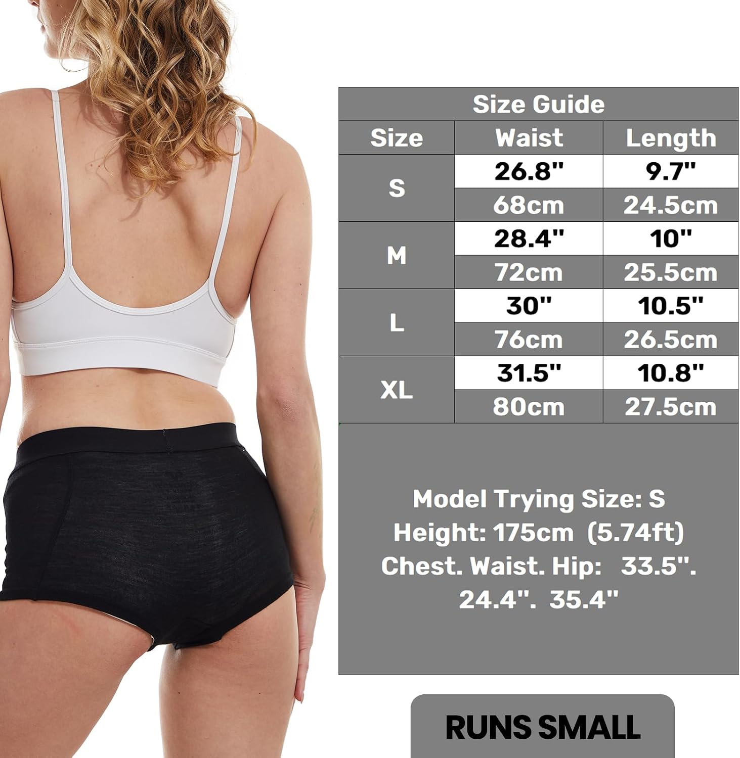 MERINNOVATION 100% Merino Wool Boxer Briefs for Women - 2 Packs Everyday Breathable Anti-Odor Women's Boyshorts Underwear