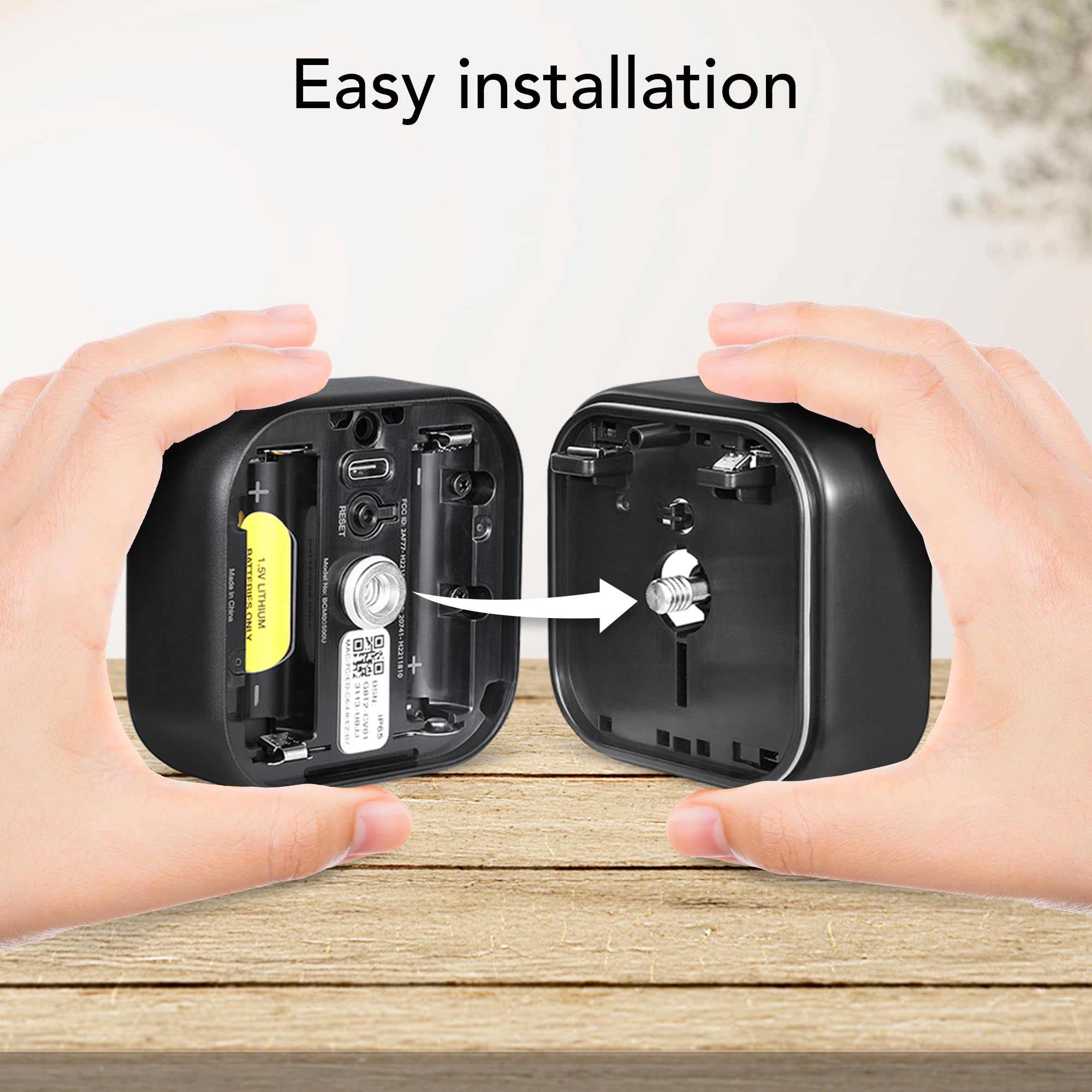 Wasserstein Prolunga batteria al litio AA compatibile con fotocamera Blink Outdoor 4 (batterie non incluse) (confezione da 2)