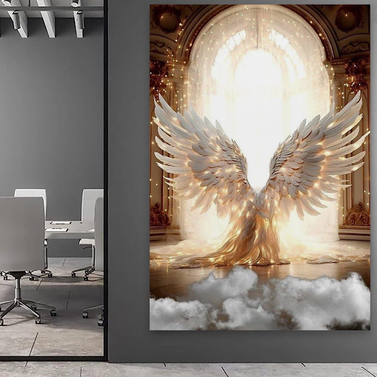 Amazon.co.jp: 天使の羽のポスター ポスター装飾絵画キャンバス壁