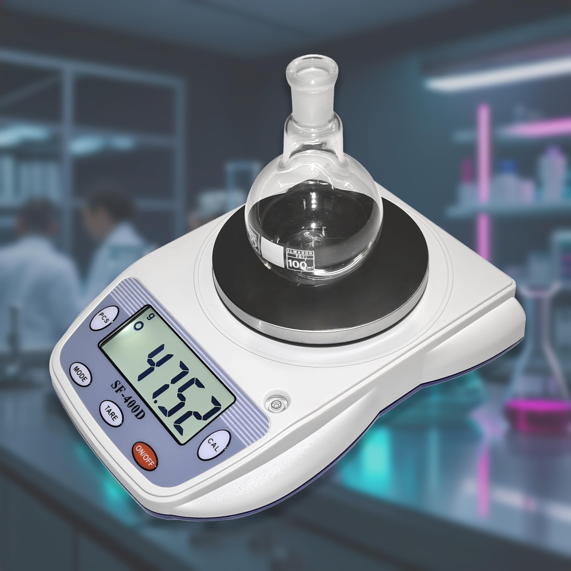 Balanza de Precisión 0,01g/600g Báscula Digital para Joyería y Laboratorio