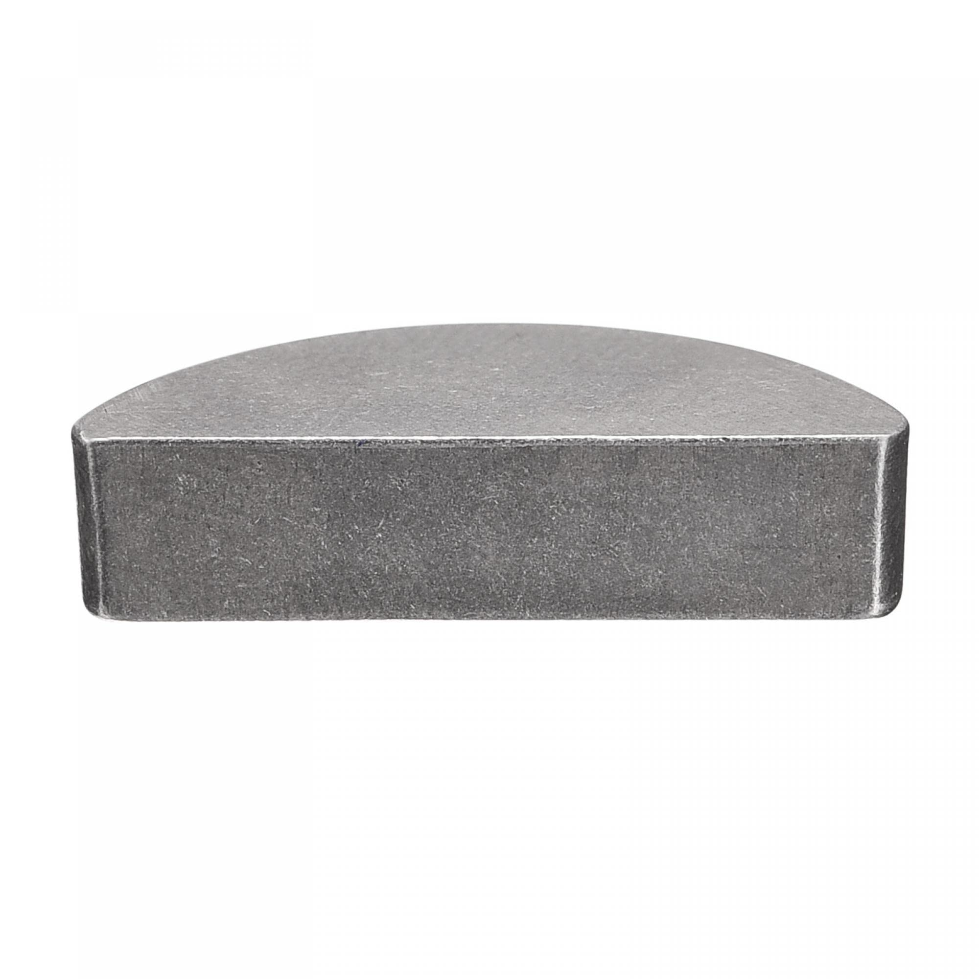 sourcing map Clavette Demi Lune 10pcs 45# Acier 22mm Longueur x 9mm Largeur x 5mm Épaisseur Demi-cercle Clé