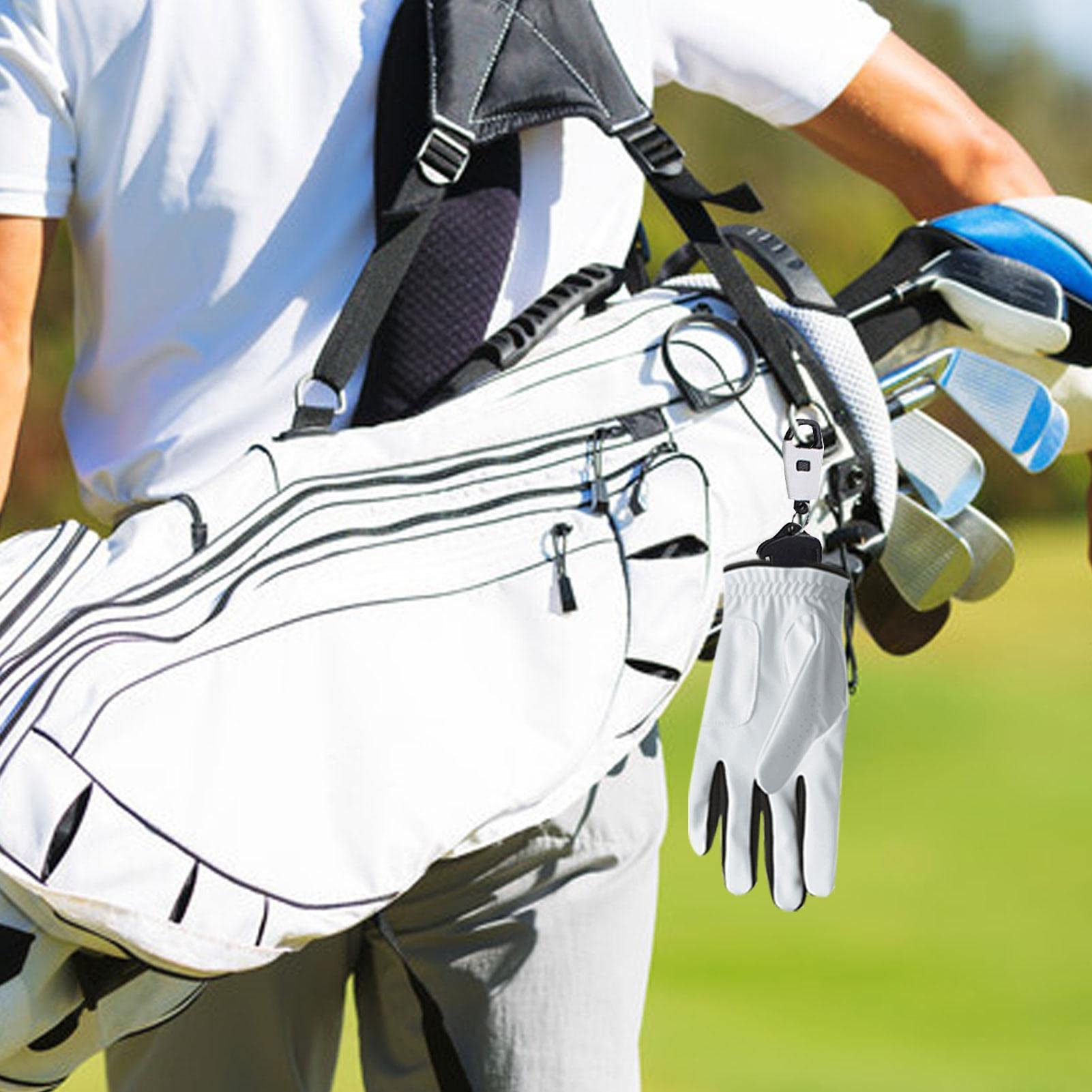 Keenso 3 Pezzi Tenda Per Guanti Da Golf – Supporto In Plastica ABS Per Asciugatura E Manutenzione - 2