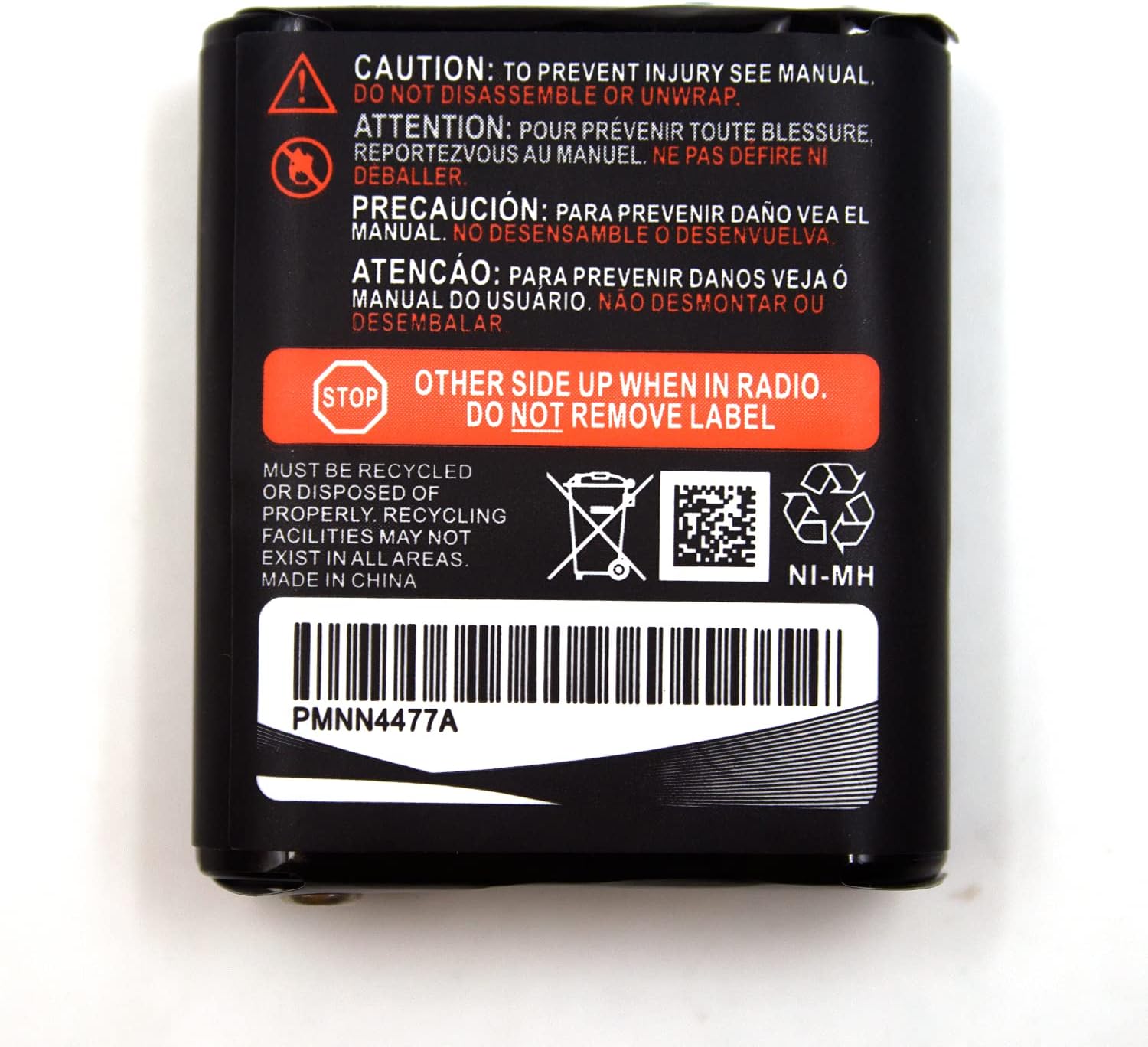 (2-Pack) 3.6V 800mAh Ni-MH Battery Pack Replacement for Motorola PMNN4477AR PMNN4477A Two-Way Radio Battery, Compatible with Motorola T92T82 T400 T200 T260 T265 T500 T800 T600 T460 T465 T480 T62, T82 : Electronics