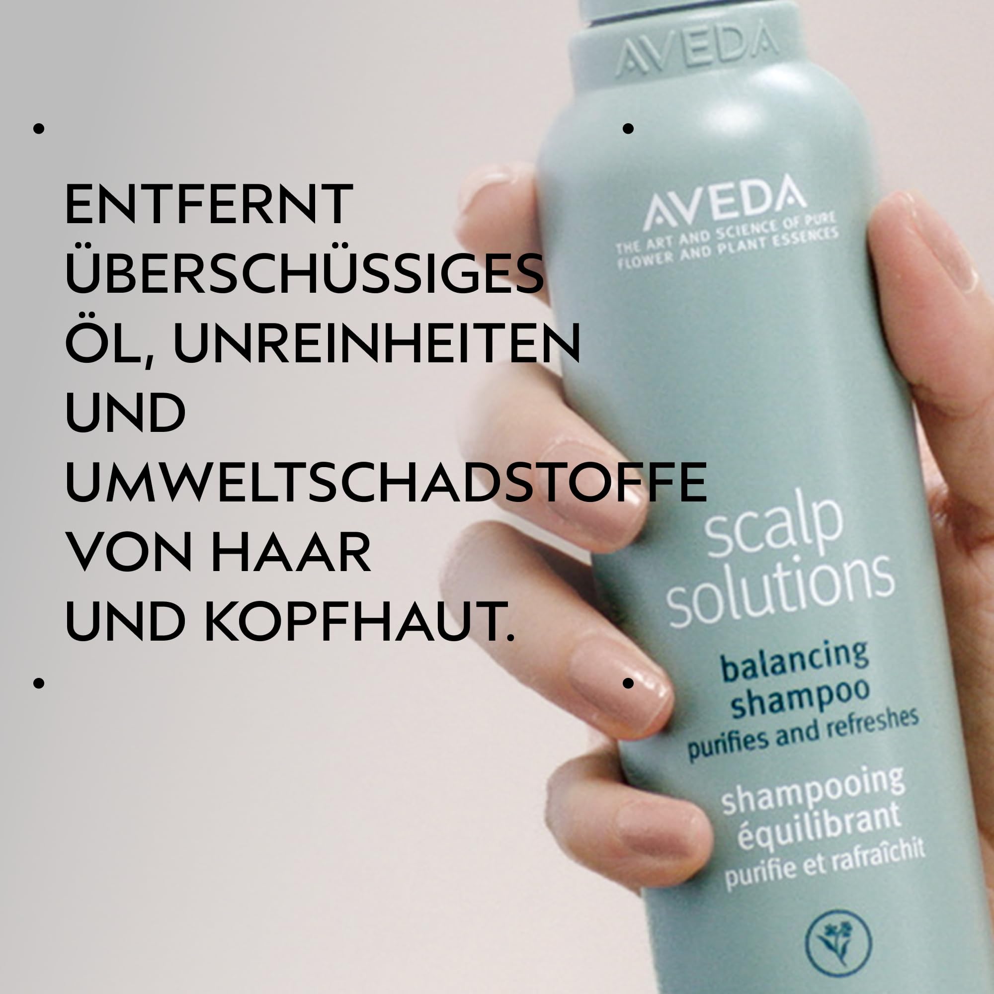 Aveda Scalp Solutions Balancing Shampoo, sanftes, klärendes Shampoo für alle Haartypen, entfernt Rückstände und Ablagerungen, verbessert die Feuchtigkeit der Kopfhaut, zu 94% natürlichen Ursprungs*