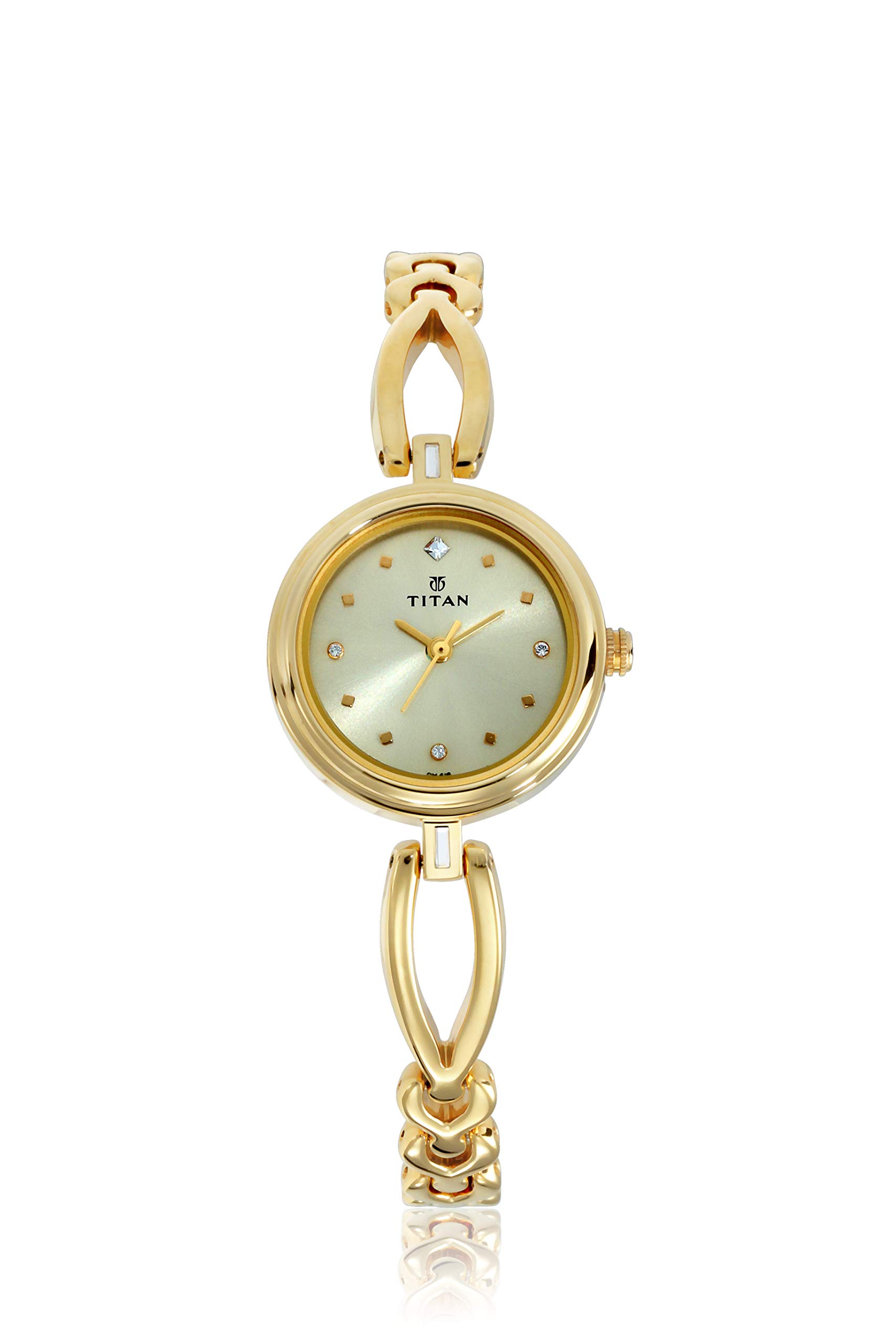 Sponsored Ad - Titan Karishma Analog Champagne Dial Women's Watch -NL2601YM02 / NL2601YM02/NP2601YM02