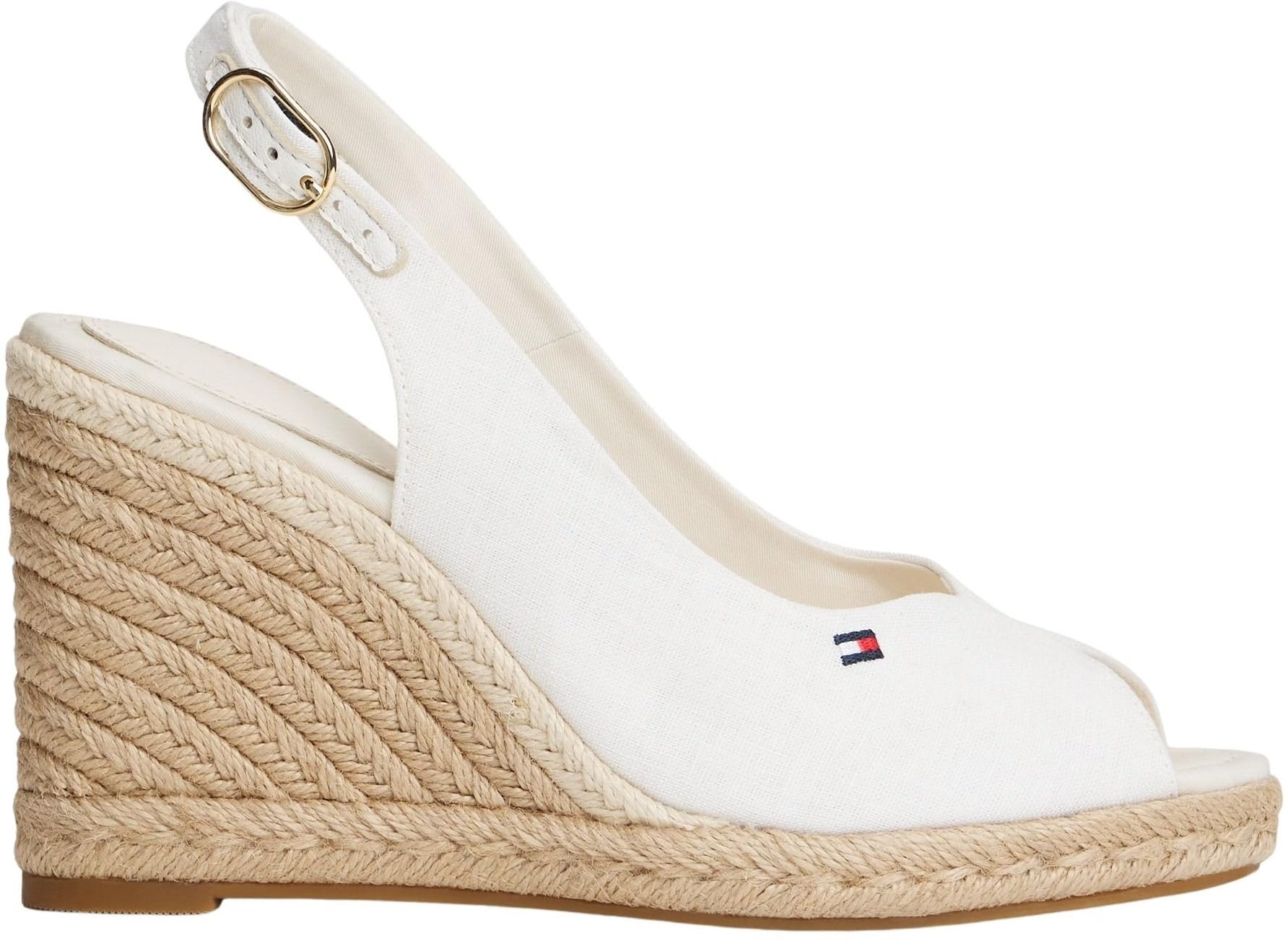 Tommy Hilfiger Damen Flag High Wedge Espad Slingback Fw0fw09343Keil-Espadrilles