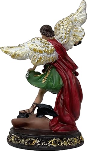 Miniatura 3 de Juego de 3 figuras religiosas de resina Arcangel Miguel, Arcangel Rafael, Arcangel Gabriel