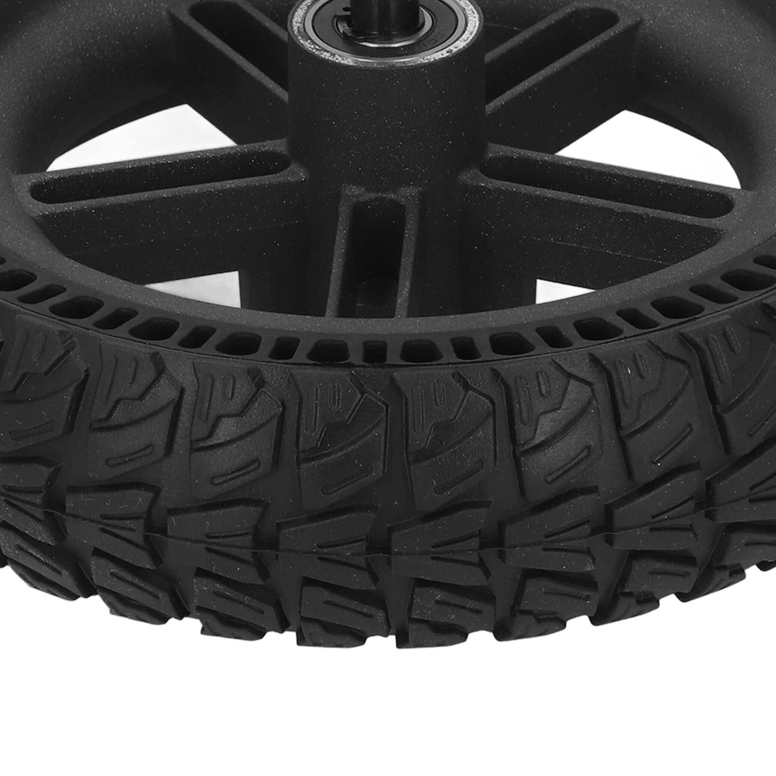 BuyWeek Roue Arrière de Trottinette Électrique pour Xiaomi M365 1S Lite Série, Pneu Solide de Roue Arrière de Scooter Électrique de 8,5 Pouces Antidérapant Résistant aux Chocs