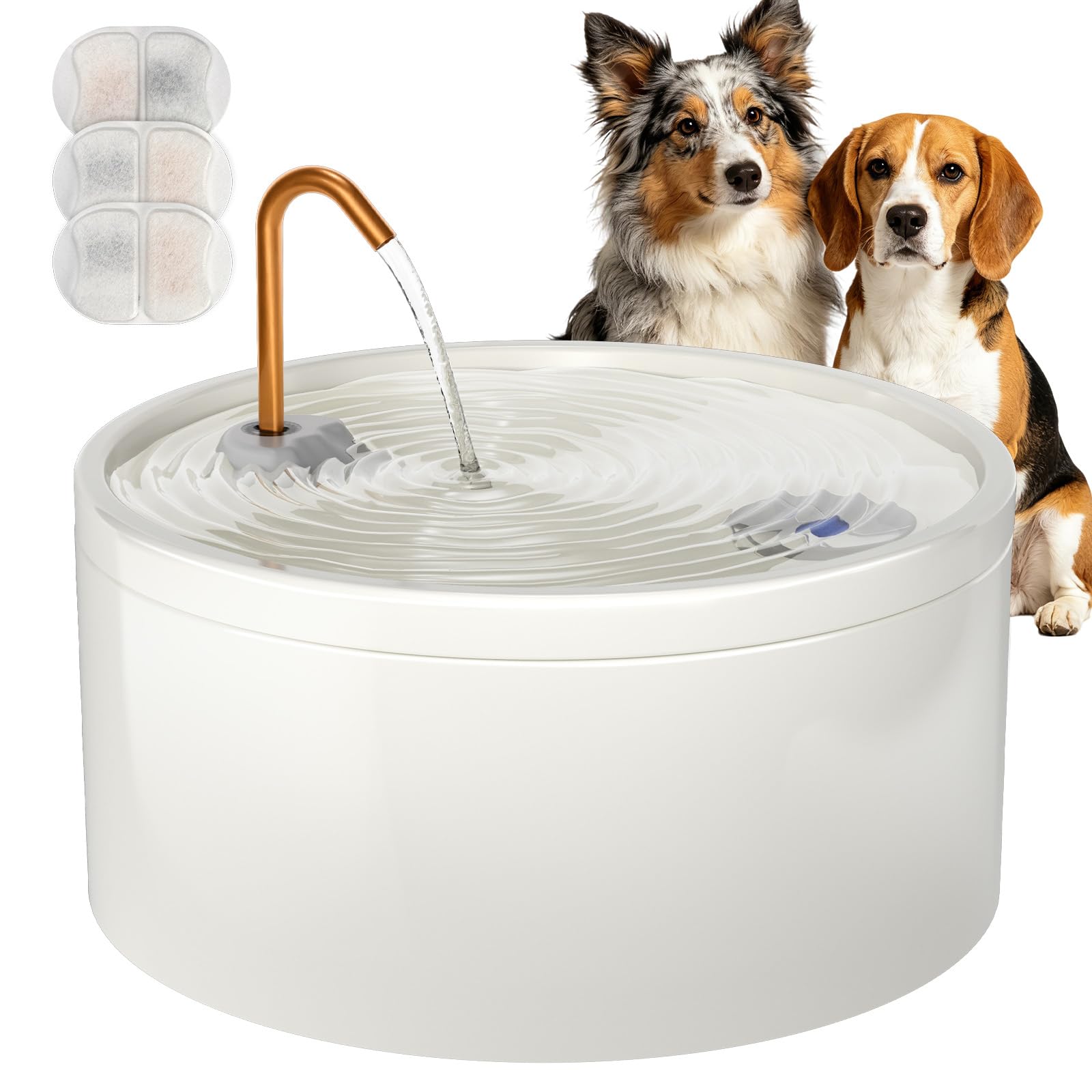 DOOOB Ceramic Dog Water Fountain