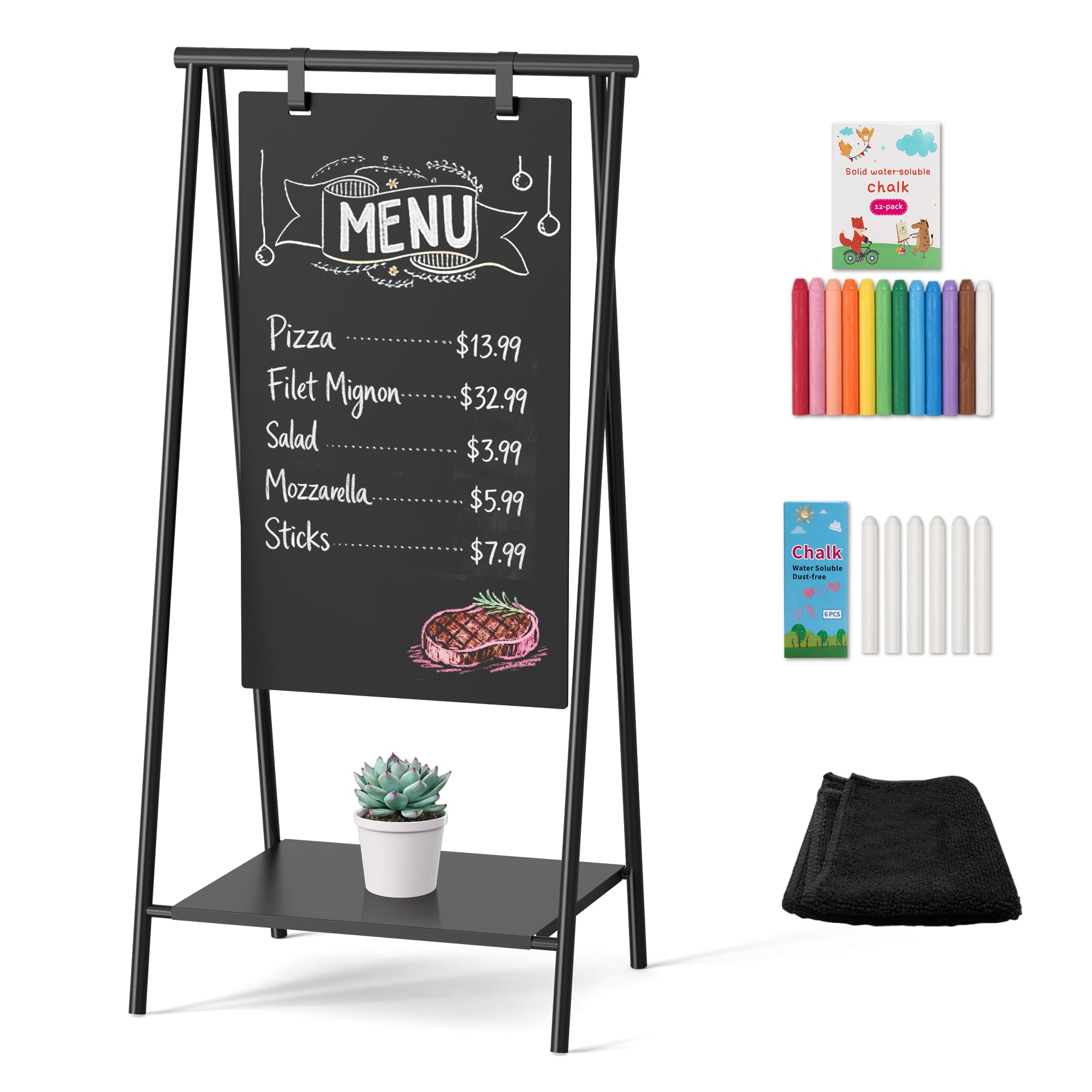 Amazon.com : SELEAD Metal A-Frame Chalkboard No Assembly Required