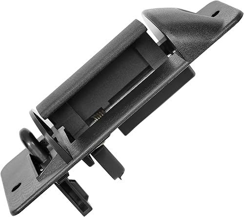 Vista 5 de Manijas de puerta exterior de metal Gledewen, compatibles con Chevy Silverado 1999-2007, GMC Sierra 1500 2500 3500, cabina extendida trasera Negro