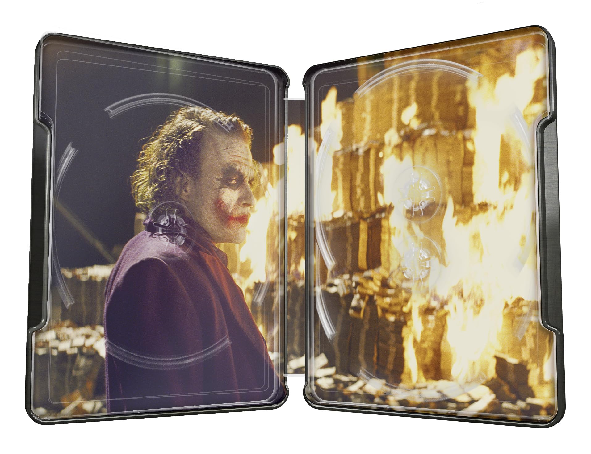 The Dark Knight Trilogy 20th Anniversary Steelbook Collection [4K Ultra HD][2005] [Region Free]