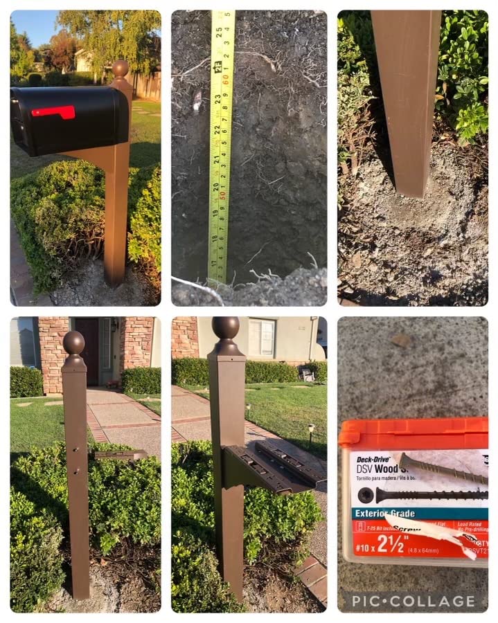 17/mo Finance Gibraltar Mailboxes Landover Aluminum Black, Mailbox