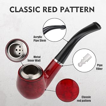 Scotte Captain Pipe Red Pipe