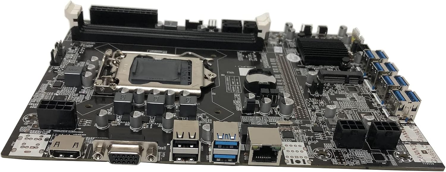 B250C-BTC マザーボード 1155 DDR3 8 PCI-E グラフィックス カード スロット SATA2.0 PCIe（x16）