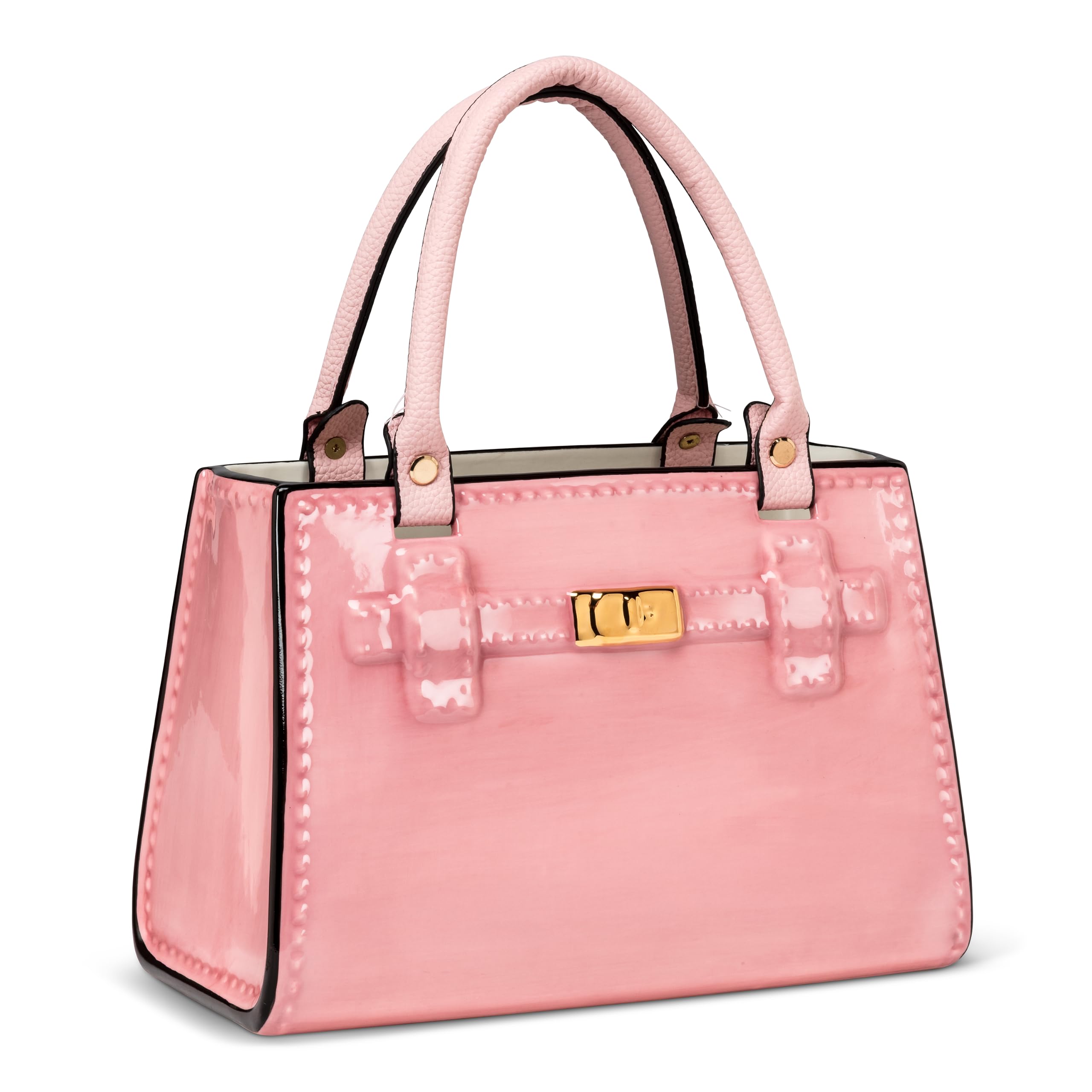 Abbott Collection Home Pink Abbott Collection Handbag Vase