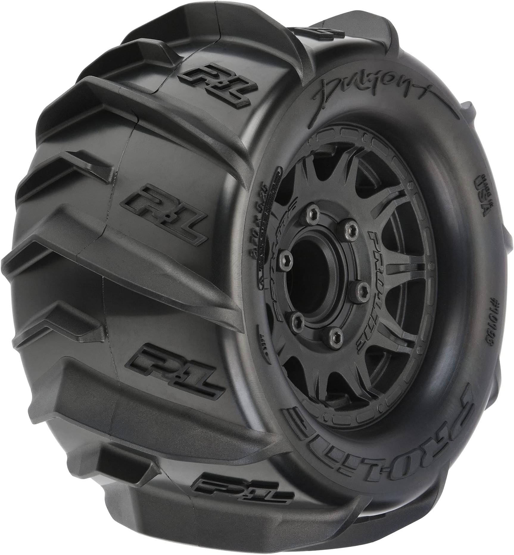 Pro-line Racing Dumont 2.8 Sand/Snow MTD Raid Blk Whls F/R PRO1019310