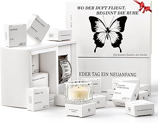 Geschenke für Frauen Duftkerzen Geschenkset (12 Stück) – Botschaft erscheint beim Abbrennen, Geburtstagsgeschenk für Frauen, Valentinstag Geschenke für Sie, Beste Freundin Geschenk