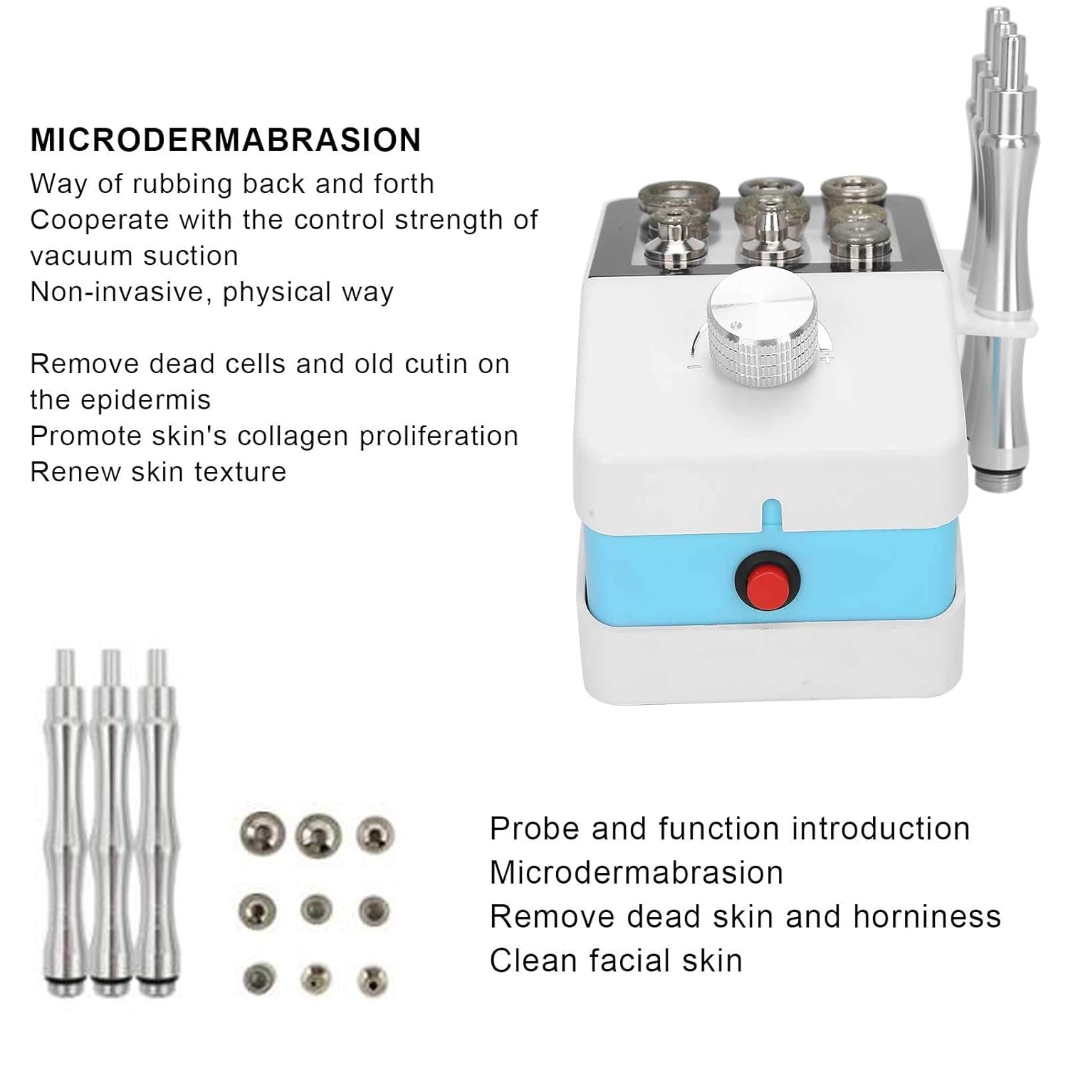 Professional Diamond Microdermabrasion Machine, Diamond Microdermabrasion Dermabrasion Equipment Facial Peeling Spa Diamond Dermabrasion Machine(US) : Beauty & Personal Care