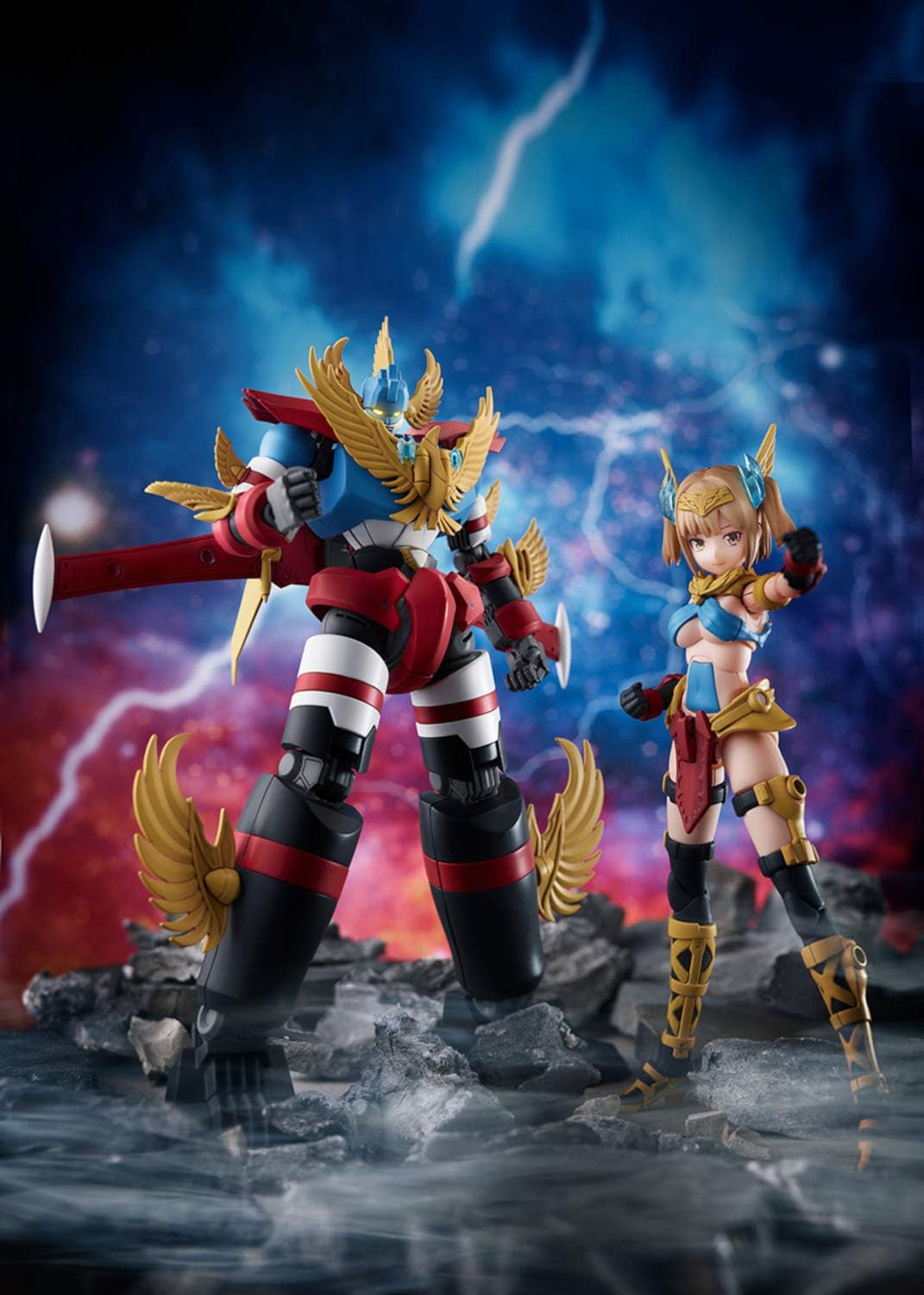 Aoshima New Gattai Series: Robot Atlanger & Atori Hotaka Plastic Model Kit