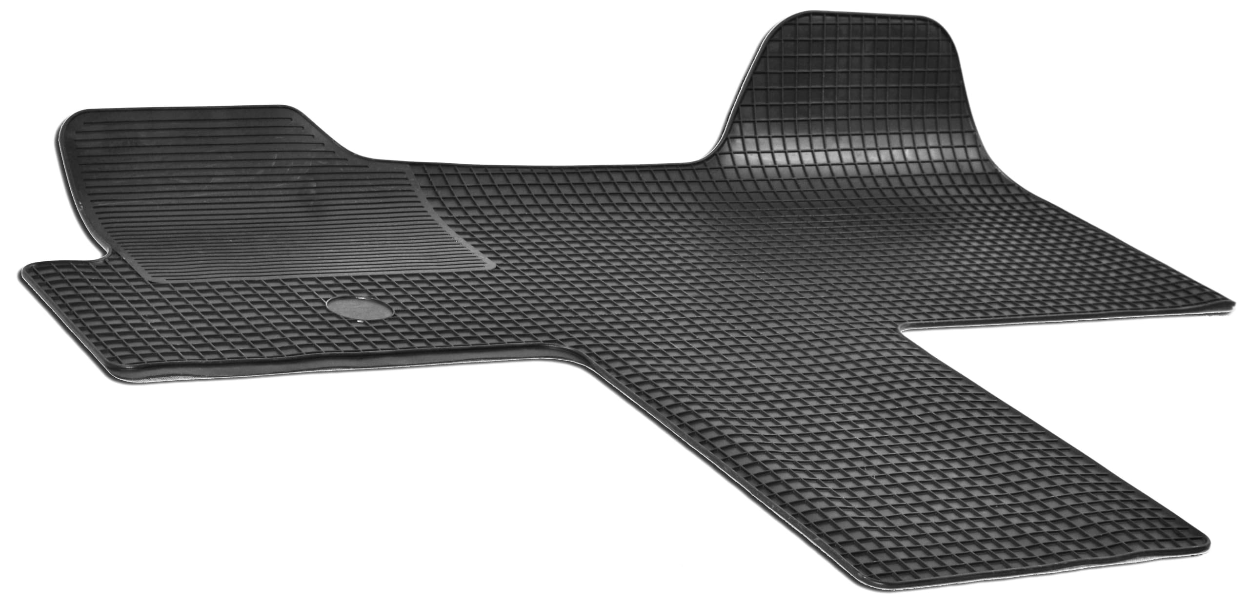 WALSER Tappetini in gomma DirtGuard su misura compatibile con Citroen Jumper II/Fiat Ducato/Peugeot Boxer 2006-Oggi, Opel Movano C 2021-Oggi