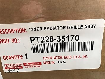 Toyota Genuine Parts - TRD Pro Grill 2016-2017 Tacoma (PT228-35170)