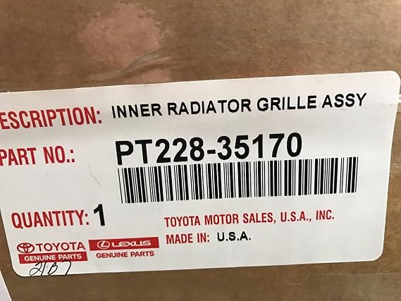 Toyota Genuine Parts - TRD Pro Grill 2016-2017 Tacoma (PT228-35170)