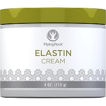 Piping Rock Elastin Cream | 4 Ounces | Moisturizing and Hydrating for Face, Body, and Hands | Non-GMO, Gluten Free Formula