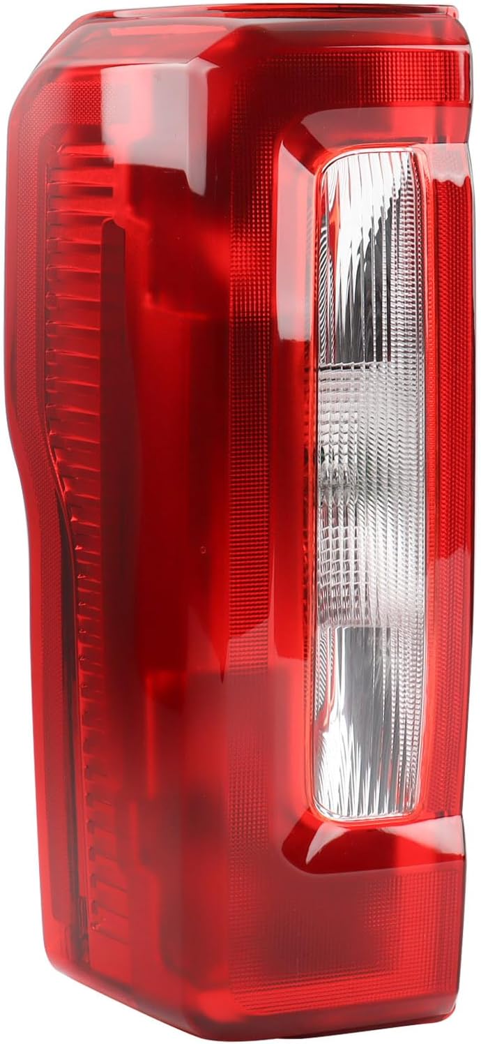 LH Halogen W/o Blind Spot Tail Light Fit for Ford 2023 2024 F250 F350 F450 F550 XL XLT Super Duty Rear Lamp Incandescent Rear Lights Assembly Left Driver Side PC3B13B505AF