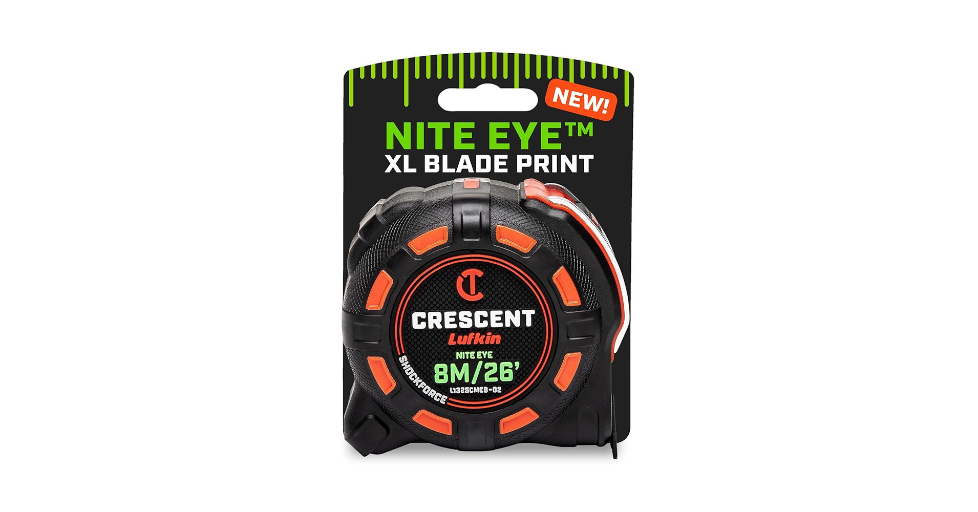 telo タープ crescent Crescent Lufkin 8 Meter / 25 Ft. SHOCKFORCE NITE EYE Tape