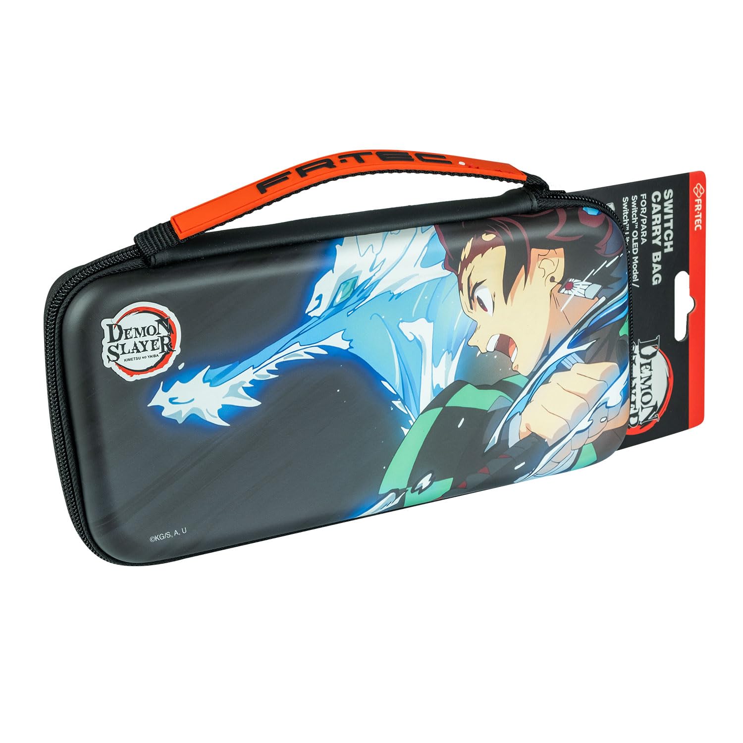 FRTEC - KIMETSU NO YAIBA Carrying Case for Nintendo Switch/OLED/Lite, Hard Bag for Demon Slayer Anime Fans, ND