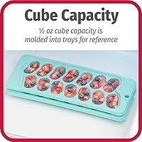 Vista 6 de GoodCook Bandejas de cubitos de hielo para todos los días, juego de 2
