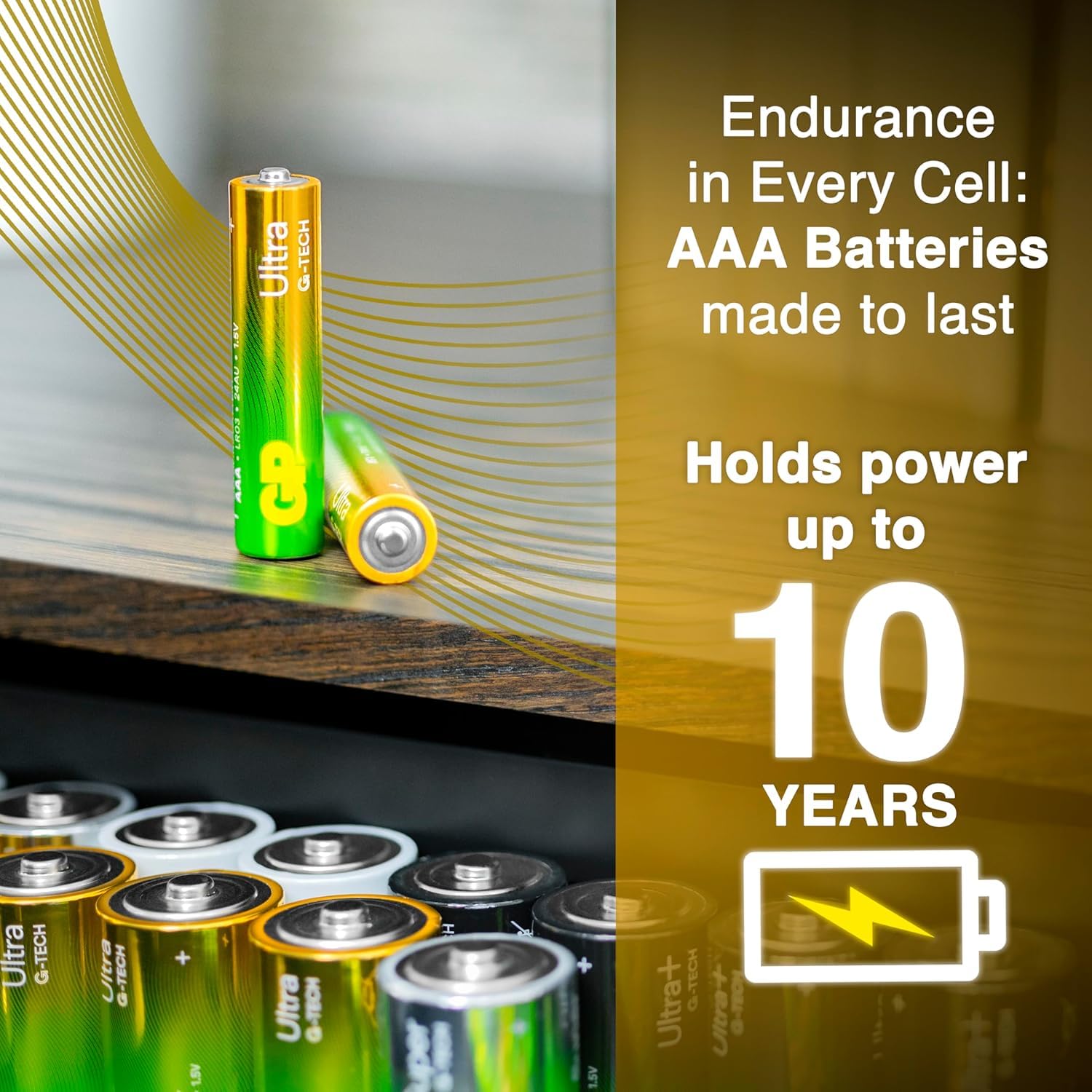 GP 24AU-U2 Ultra bateria alkaliczna AAA/LR03 (1,5 V, opakowanie 2 szt.) blister
