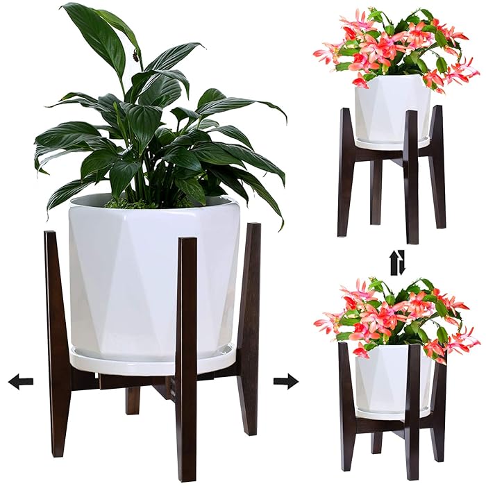 Planter Stand Fox & Fern Tall Plant Stand - Adjustable Width 8