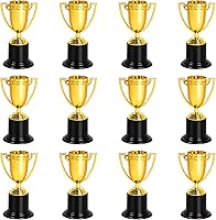 Vista 1 de ZZYFGH Mini copa de trofeo de oro para niños y adultos, trofeos de plástico de 4 pulgadas para deportes, recuerdos de fiesta, torneos, competiciones