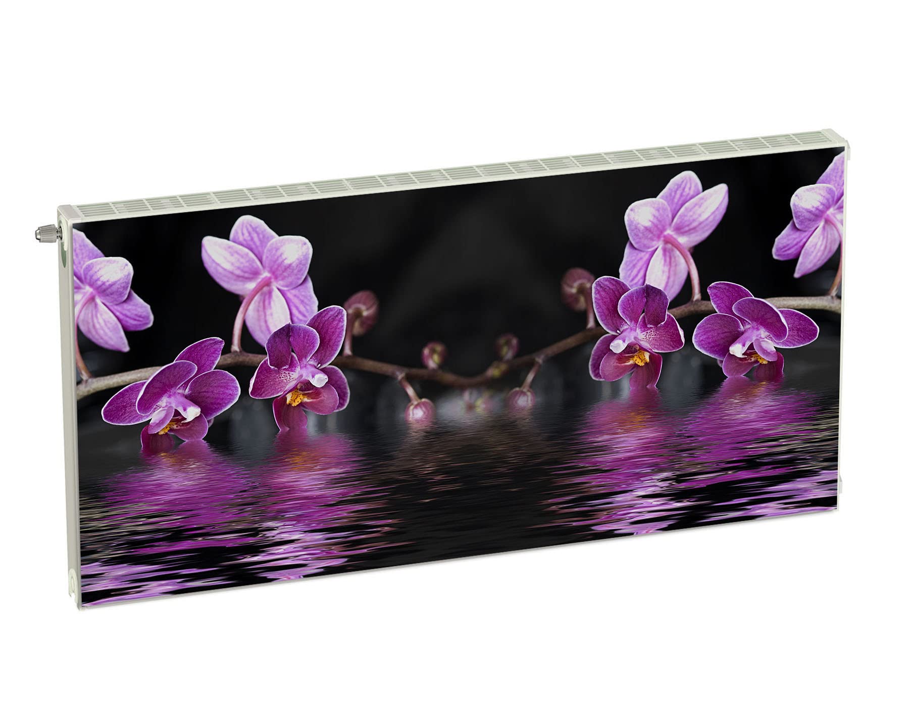 Magnetische radiatorbekleding, radiatorafdekking, beige, abstract, 120 x 60 cm, radiatorafdekking, magnetische afdekmat voor koelkast van een flexibele magneet, digitale opdruk