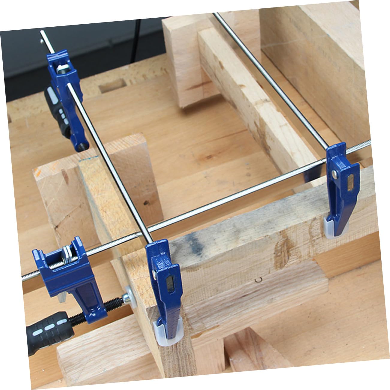 Hemobllo Abrazadera Rápida F para Carpintería Clip Azul, Material Plástico y Acero, Herramienta Cómoda y Versátil para Carpinteros Profesionales